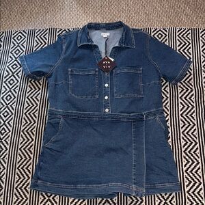 Ava & Viv Blue Denim Dress